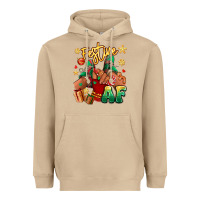 Mushroom festive af christmas black girl children sneakers Heavyweight Hoodie - RanaPortraitStore