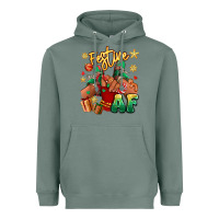 Sage festive af christmas black girl children sneakers Heavyweight Hoodie - RanaPortraitStore