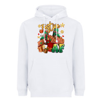 White festive af christmas black girl children sneakers Heavyweight Hoodie - RanaPortraitStore