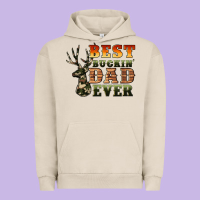 Best Buckin' Dad Ever Urban Hoodie Designed By Artiststas