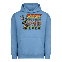 Pigment Pebble Blue best buckin' dad ever Urban Hoodie - Artiststas