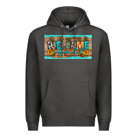 Charcoal Heather Welcome Fall Premium Hoodie - Artiststas