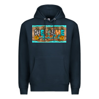 Navy Welcome Fall Premium Hoodie - Artiststas