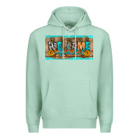 Seafoam Welcome Fall Premium Hoodie - Artiststas