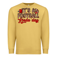 Antique Gold it s a football kinda day Premium Sweatshirt - Zillion Design Studio