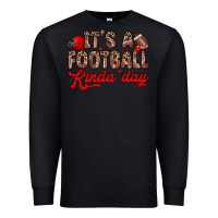 Black it s a football kinda day Premium Sweatshirt - Zillion Design Studio