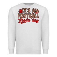 Oatmeal Heather it s a football kinda day Premium Sweatshirt - Zillion Design Studio