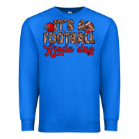 True Royal it s a football kinda day Premium Sweatshirt - Zillion Design Studio