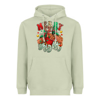 Matcha merry and bright black kid sneakers Heavyweight Hoodie - RanaPortraitStore