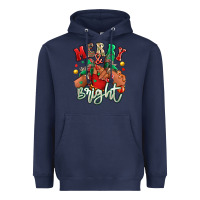 Navy merry and bright black kid sneakers Heavyweight Hoodie - RanaPortraitStore