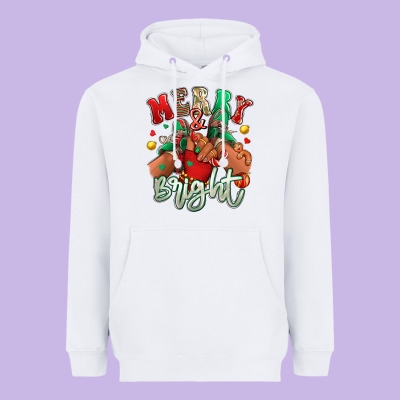Heavyweight Hoodie merry and bright black kid sneakers