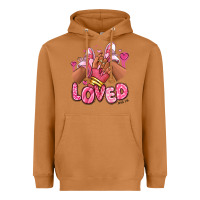 Meerkat loved valentine's day afro girl sneakers Heavyweight Hoodie - RanaPortraitStore