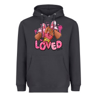 Smoke loved valentine's day afro girl sneakers Heavyweight Hoodie - RanaPortraitStore