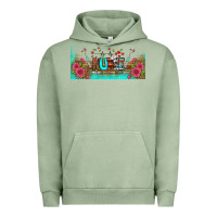 Pigment Oil Green western nurse libbey glass Urban Hoodie - BundleAndBundleShop