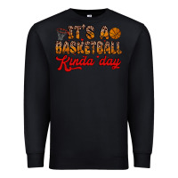 Black it s a basketball kinda day Premium Sweatshirt - Zillion Design Studio
