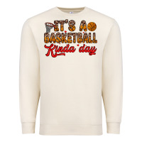 Sandshell it s a basketball kinda day Premium Sweatshirt - Zillion Design Studio