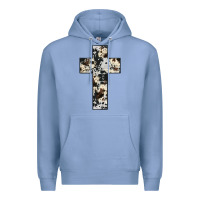 Colony Blue cowhide cross Premium Hoodie - JahusDesignShop