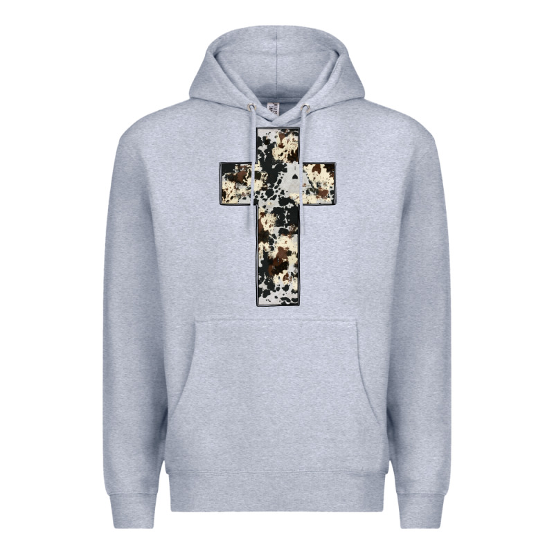 Cowhide Cross Premium Hoodie by JahusDesignShop | Teevron