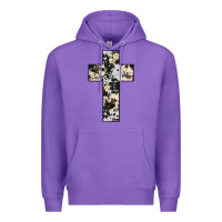 Purple cowhide cross Premium Hoodie - JahusDesignShop