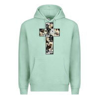 Seafoam cowhide cross Premium Hoodie - JahusDesignShop