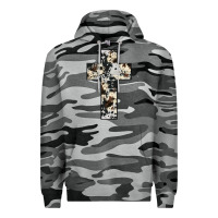 Slate Camo cowhide cross Premium Hoodie - JahusDesignShop