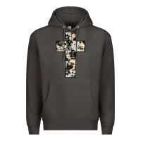 Smoke cowhide cross Premium Hoodie - JahusDesignShop