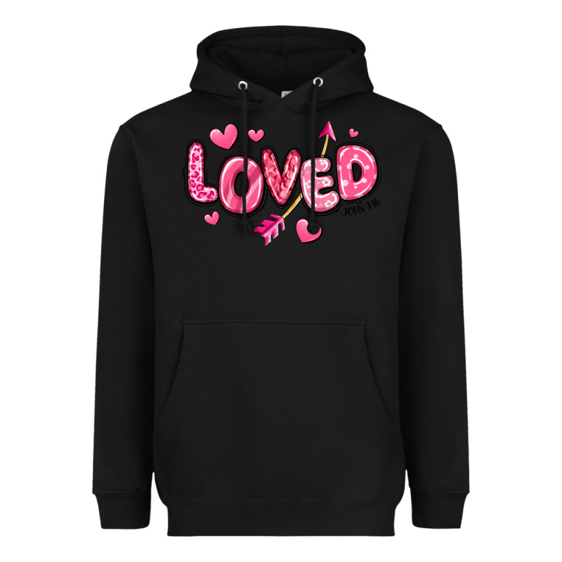 Loved Valentines Day Heavyweight Hoodie by RanaPortraitStore | Teevron