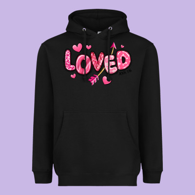 Heavyweight Hoodie loved valentines day