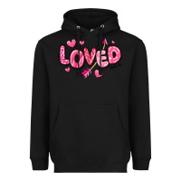 Black loved valentines day Heavyweight Hoodie - RanaPortraitStore