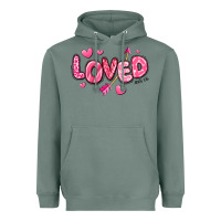 Sage loved valentines day Heavyweight Hoodie - RanaPortraitStore