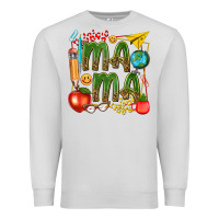 Dove Grey mama teacher Premium Sweatshirt - texasbilliewilder