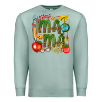 Seafoam mama teacher Premium Sweatshirt - texasbilliewilder