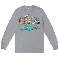 Heather Grey western nurse cma life Long Sleeve Tee - BarkalooDesign