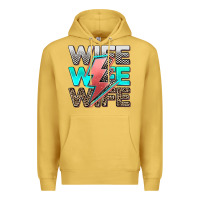 Antique Gold racing wife Premium Hoodie - AdoDesignShop