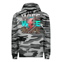 Slate Camo racing wife Premium Hoodie - AdoDesignShop