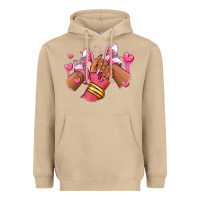 Mushroom valentines day afro girl sneakers Heavyweight Hoodie - RanaPortraitStore