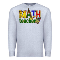 Heather Grey math teacher Premium Sweatshirt - texasbilliewilder