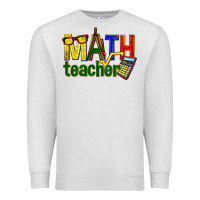 Oatmeal Heather math teacher Premium Sweatshirt - texasbilliewilder