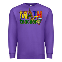 Purple math teacher Premium Sweatshirt - texasbilliewilder