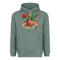 Sage merry and bright caucasian girl sneakers Heavyweight Hoodie - RanaPortraitStore