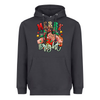 Smoke merry and bright caucasian girl sneakers Heavyweight Hoodie - RanaPortraitStore
