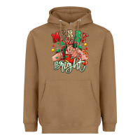 Toasted Coconut merry and bright caucasian girl sneakers Heavyweight Hoodie - RanaPortraitStore