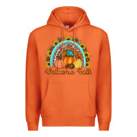 Carrot Welcome Fall Rainbow Premium Hoodie - Artiststas