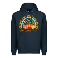 Navy Welcome Fall Rainbow Premium Hoodie - Artiststas