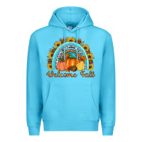 Welcome Fall Rainbow Premium Hoodie | Teevron