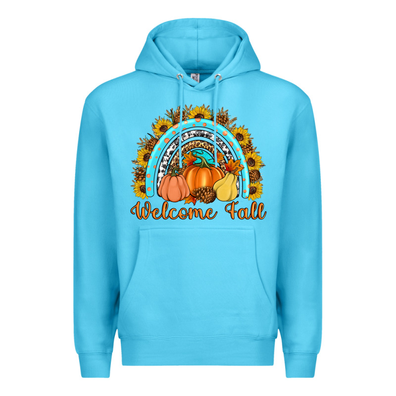 Welcome Fall Rainbow Premium Hoodie by Artiststas | Teevron