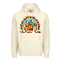 Sandshell Welcome Fall Rainbow Premium Hoodie - Artiststas