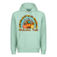 Seafoam Welcome Fall Rainbow Premium Hoodie - Artiststas