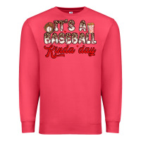 Cardinal it s a baseball kinda day Premium Sweatshirt - Zillion Design Studio