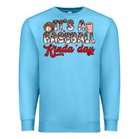 Ocean Blue it s a baseball kinda day Premium Sweatshirt - Zillion Design Studio